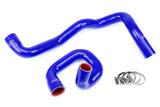 HPS Blue Reinforced Silicone Radiator Hose Kit Coolant for Ford 13 17 Focus (57-1287-BLUE)