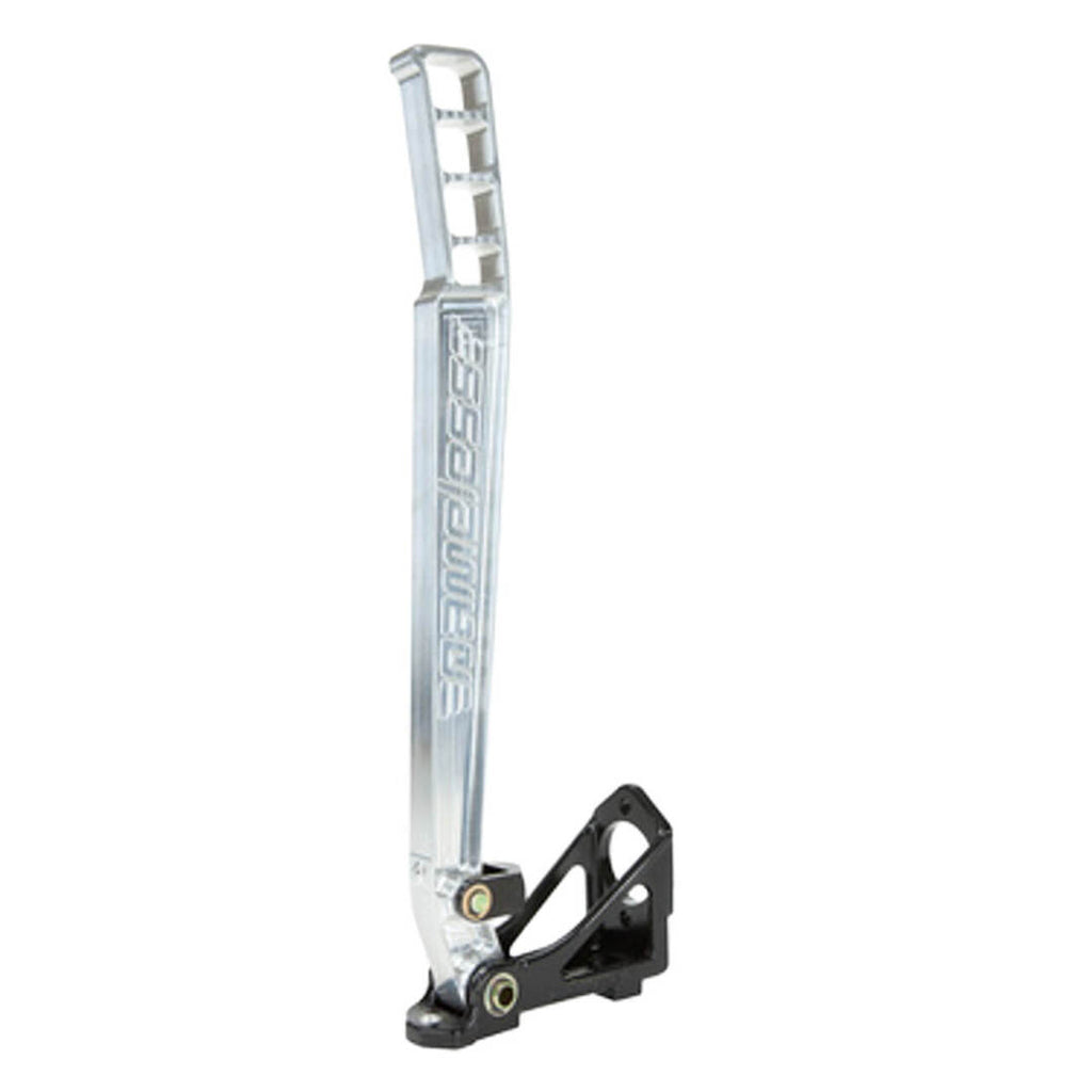 Nameless Performance Hydraulic Handbrake - 18" Raw Aluminum CNC-Engraved Handle - No Master Cylinder (NPHB-18-NON-NOMC)