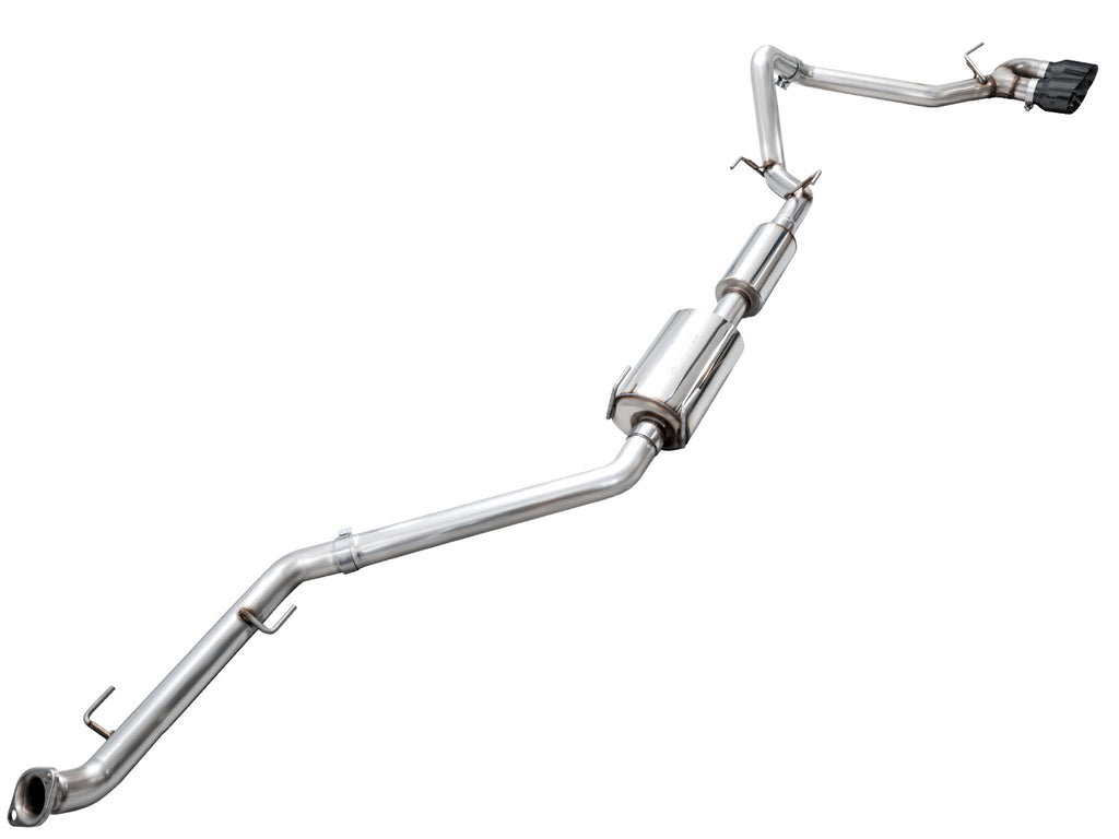 AWE Tuning Exhaust for 4th Gen Toyota Tacoma Dual Diamond Black Tips (3015-33254)