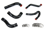 HPS Reinforced Black Silicone Radiator + Heater Hose Kit Coolant for Mazda (57-1412-BLK)