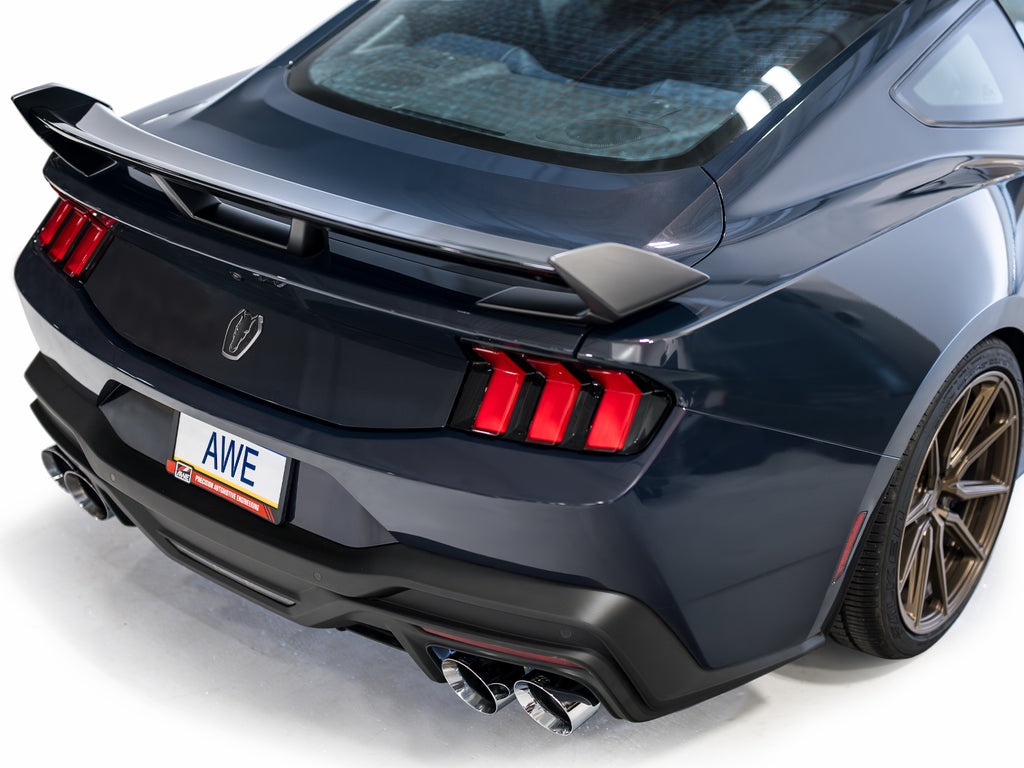 AWE Tuning AWE SwitchPathâ„¢ Exhaust for S650 Mustang Dark Horse - Quad Chrome Silver Tips - 3025-42375