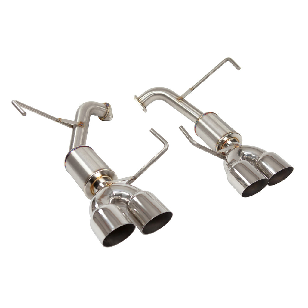 Nameless Performance Catback Exhaust - 2022+ Subaru WRX - 4" Muffler - 3.5" Single Wall Tips (SUCB22WRX-4MU-35SSW)