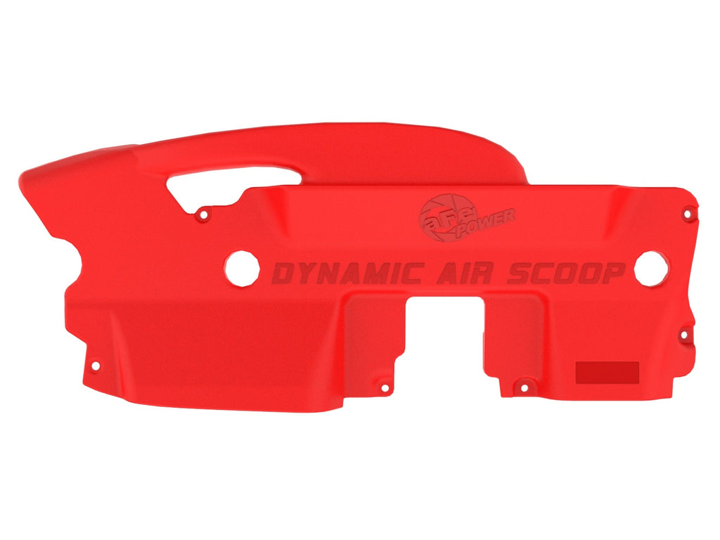 aFe Power Red Edition Dynamic Air Scoop XL for Intake Kits 50-70119D and 50-70119R (50-70119AR)