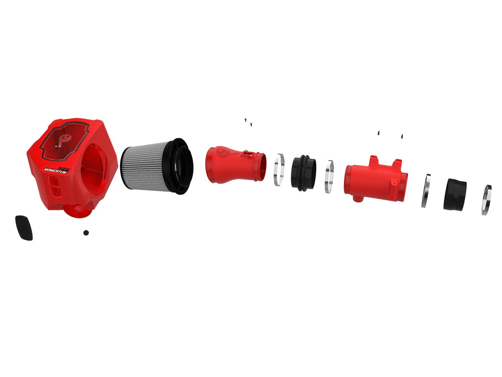 aFe 2025 RAM 1500 L6-3.0L (tt) Momentum GT Red Edition Cold Air Intake w/ Pro Dry S Filter (MOQ 12) (50-70120DR)
