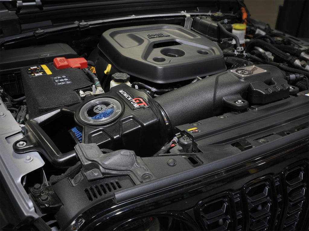 aFe Power Momentum Sealed Intake w/ Pro 5R Filter Jeep Wrangler 4xe (JL) 24-25 L4-2.0L (t) Hybrid (50-70123R)