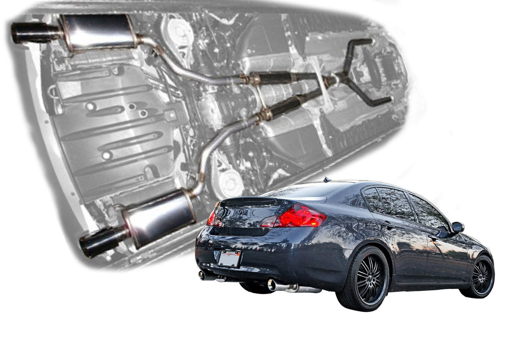 Infiniti G35 Sedan Stainless Steel Cat-Back Exhaust System For 07-08 Infiniti G35 Sedan Stillen