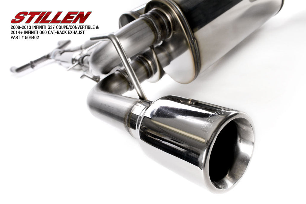 Infiniti G37/Q60 Stainless Cat-Back Exhaust System 08-13 Infiniti G37 Coupe 14-15 Infiniti Q60 Stillen