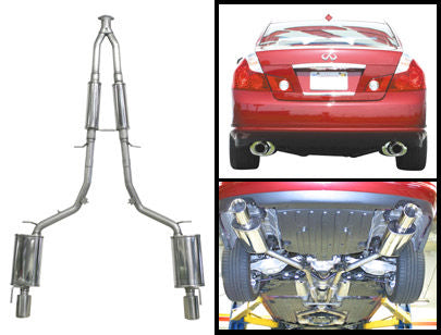 Infiniti M35 Stainless Steel Near Cat-Back Exhaust System For 06-10 Infiniti M35 Stillen