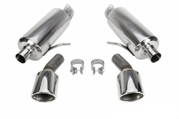 Infiniti Q50 2.0t Axle Back Exhaust System w/ Polished Tips For 16-18 Infiniti Q50 2.0t Stillen