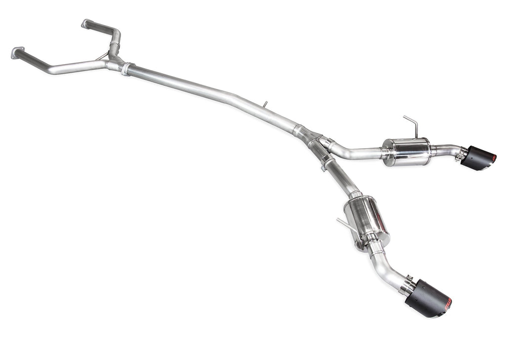 Infiniti Q50 3.0t Cat Back Exhaust w/ Carbon Fiber Tips For 16-21 Infiniti Q50 3.0t Stillen