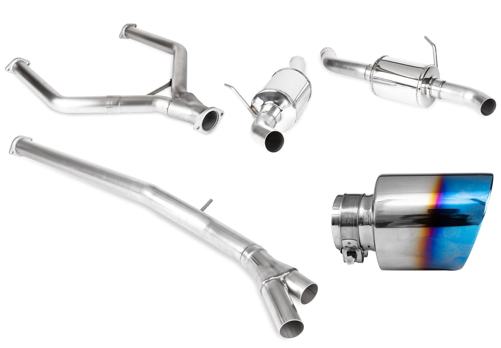 Infiniti Q50 3.0t Cat Back Exhaust w/ Burnt Tips For 16-21 Infiniti Q50 3.0t Stillen