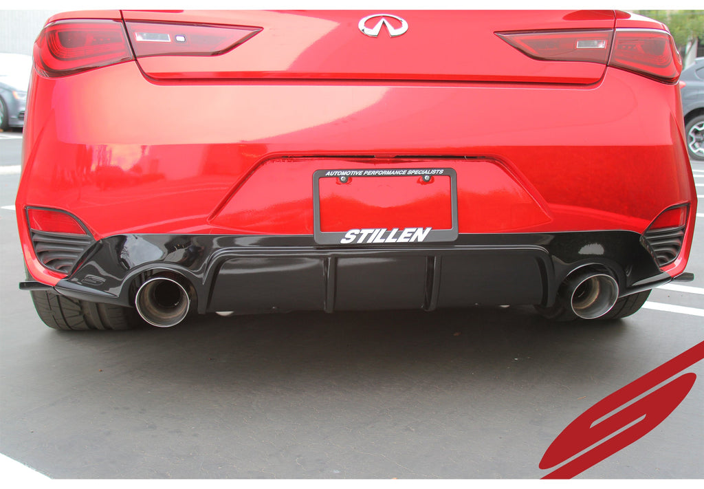 Infiniti Q60 3.0t Cat Back Exhaust Polished Tips For 17-21 Infiniti Q60 3.0t Stillen