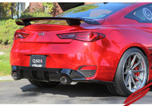 Load image into Gallery viewer, Infiniti Q60 3.0t Cat-Back Exhaust System Carbon Tips 17-21 Infiniti Q60 3.0t Stillen