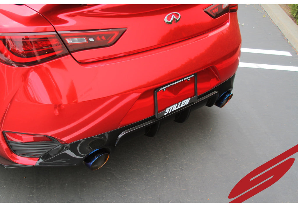 Infiniti Q60 3.0t Cat-Back Exhaust System Burnt Tips for 17-21 Infiniti Q60 3.0t Stillen