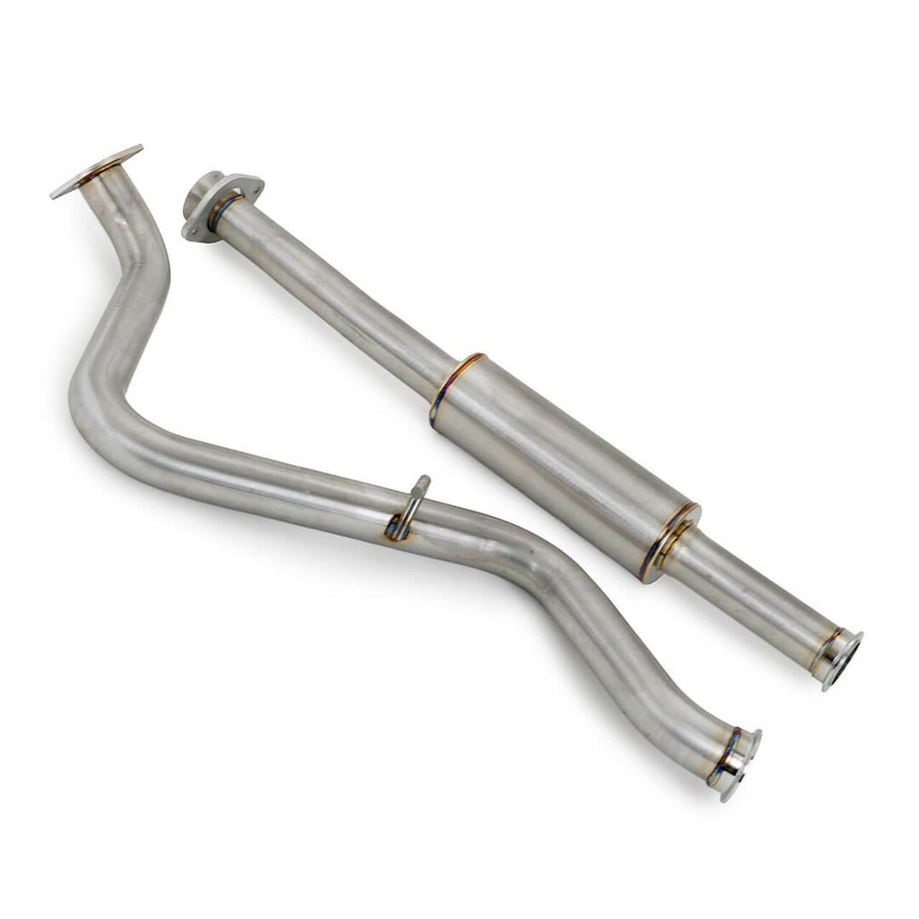 Nameless Performance Catback Exhaust - 2024+ Impreza - Quad Exit Executive 5" Muffler - Neochrome Tip (SUCB24IMW-QUAD-EXE-30NEO)