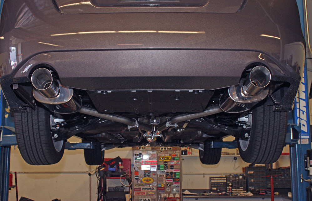 Nissan Altima 3.5 Sedan Stainless Steel Cat-Back Exhaust System For 07-12 Nissan Altima 3.5 Sedan Stillen