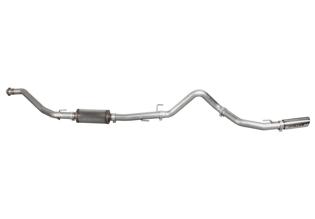 Stillen 2024+ Toyota Tacoma Cat Back Rear Exit Exhaust System Polished Tip (509243)