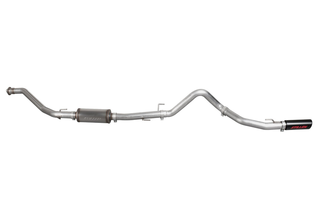 Stillen 2024+ Toyota Tacoma Cat Back Rear Exit Exhaust System Black Tip (509244)
