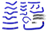 HPS Blue Reinforced Silicone Heater Hose Kit Coolant for Toyota 98 02 Land (57-1913-BLUE)