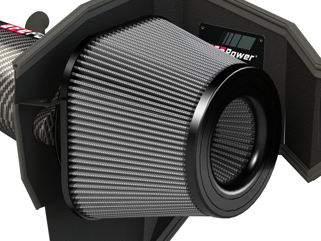 aFe Power Magnum FORCE Carbon Fiber Stage 2 Pro Dry S CAIS - 11-18 Dodge Challenger/Charger V8-6.4L (51-12172-C)