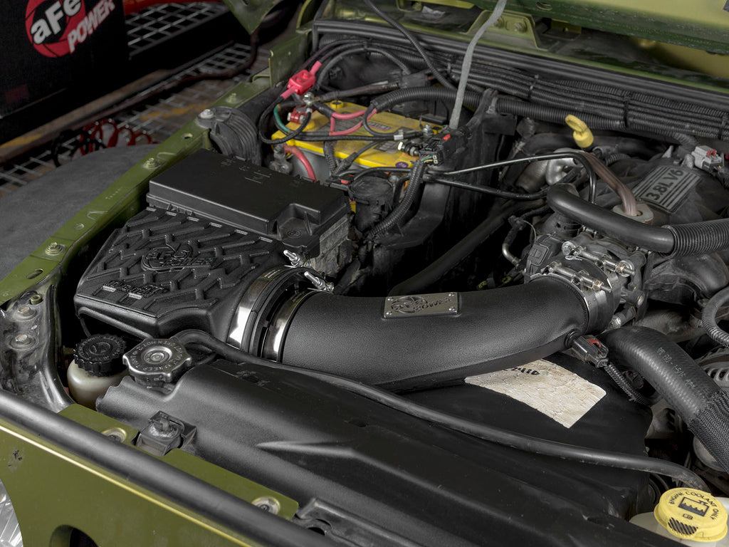 aFe Power Momentum GT Stage 2 Dry S Intake System 07-11 Jeep Wrangler (JK) V6 3.8L w/ Mechanical Fan (51-76213)