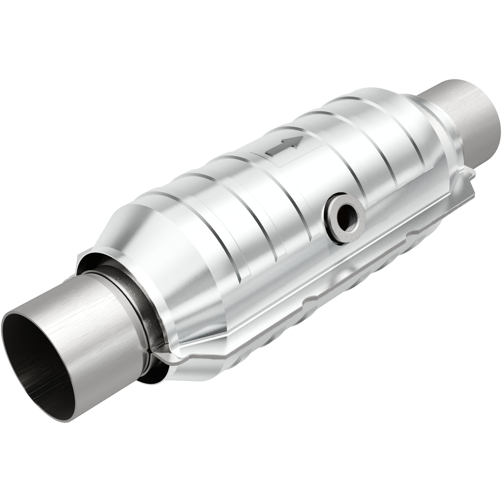 MagnaFlow Conv Univ 2.5in Inlet/Outlet Center/Center Round 11in Body L x 5.125in W x 15in Overall L (51356)