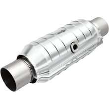 Load image into Gallery viewer, MagnaFlow Conv Univ 2.5in Inlet/Outlet Center/Center Round 11in Body L x 5.125in W x 15in Overall L (51356)
