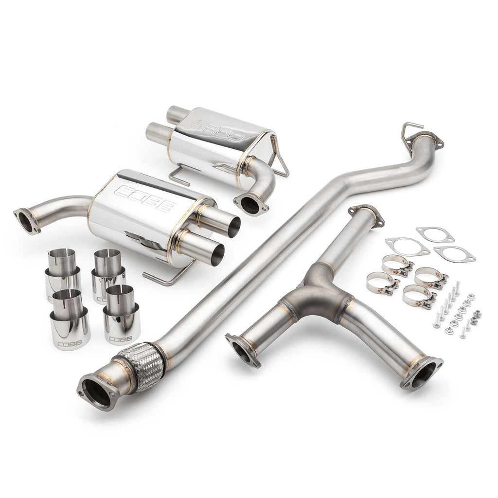 COBB Subaru Stainless Steel GV/VA Sedan Cat-Back Exhaust WRX 2011-2021, STI 2011-2021 (515160)
