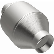 Load image into Gallery viewer, MagnaFlow Conv Univ 2.25in Inlet/Outlet Center/Center Round 3in Body L x 5in W x 8.75in Overall L (51655)