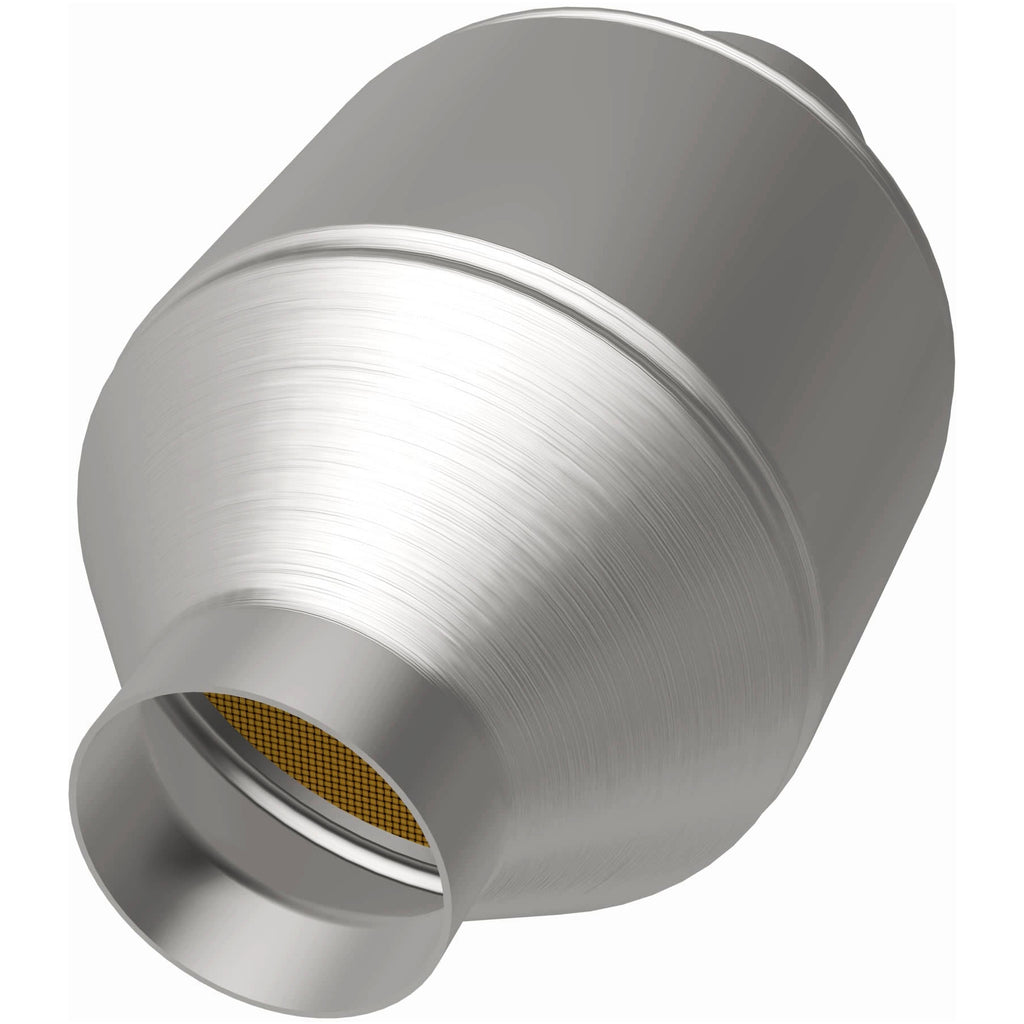 MagnaFlow Conv Univ 2.25in Inlet/Outlet Center/Center Round 3in Body L x 5in W x 8.75in Overall L (51655)