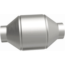 Load image into Gallery viewer, MagnaFlow Conv Univ 2.25in Inlet/Outlet Center/Center Round 3in Body L x 5in W x 8.75in Overall L (51655)