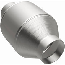 Load image into Gallery viewer, MagnaFlow Conv Univ 2.5in Inlet/Outlet Center/Center Round 3in Body L x 5in W x 8.75in Overall L (51656)