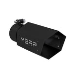 MBRP Exhaust Black Coated Hexagon Tip (T5169BLK)