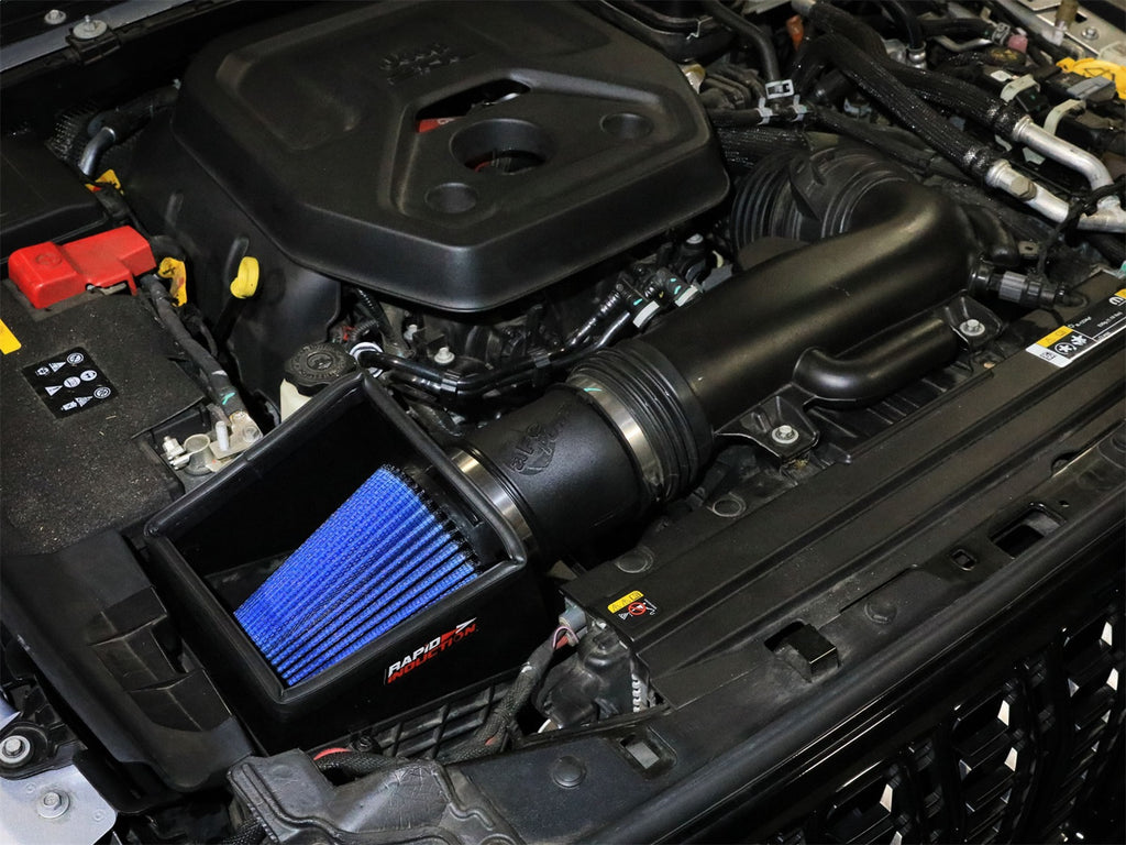 aFe Power 24-26 Jeep Wrangler JL L4-2.0L Rapid Induction Cold Air Intake System w/ Pro 5R Filter (52-10021R)