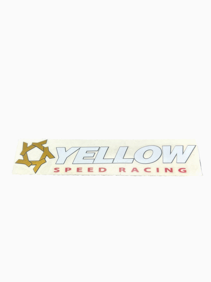 Yellow Speed Racing USA Decal – JM Auto Racing