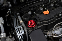 Load image into Gallery viewer, HPS Performance Anodized Billet Aluminum Engine Oil Cap Red (5269-104R)