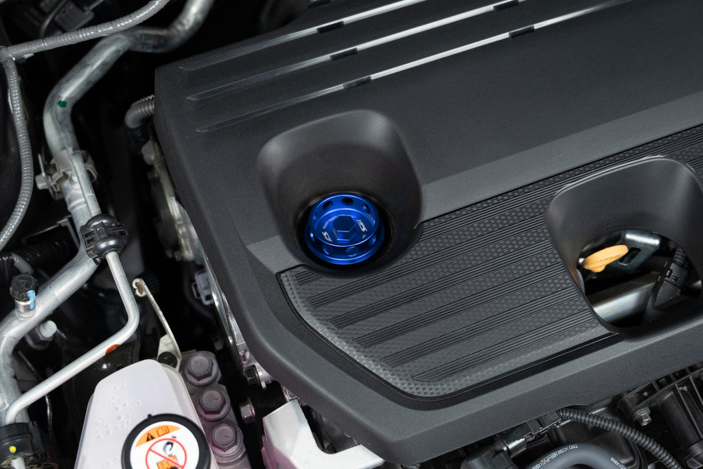HPS Performance Anodized Billet Aluminum Engine Oil Cap Blue (5269-105BL)