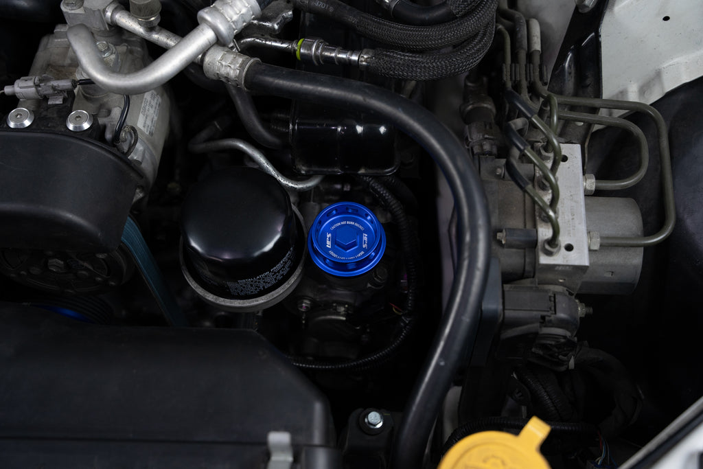 HPS Performance Anodized Billet Aluminum Engine Oil Cap Blue (5269-106BL)