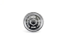HPS Performance Anodized billet aluminum twist-lock oil cap, 38mm top diameter, 38mm height (5269-110C)
