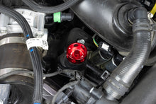 Load image into Gallery viewer, HPS Performance Anodized billet aluminum twist-lock oil cap, 38mm top diameter, 38mm height (5269-110R)