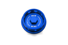 Load image into Gallery viewer, HPS Performance Anodized billet aluminum twist-lock oil cap, 56mm top diameter, 38mm height (5269-111BL)