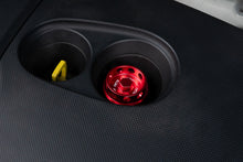 Load image into Gallery viewer, HPS Performance Anodized billet aluminum twist-lock oil cap, 56mm top diameter, 38mm height (5269-111R)