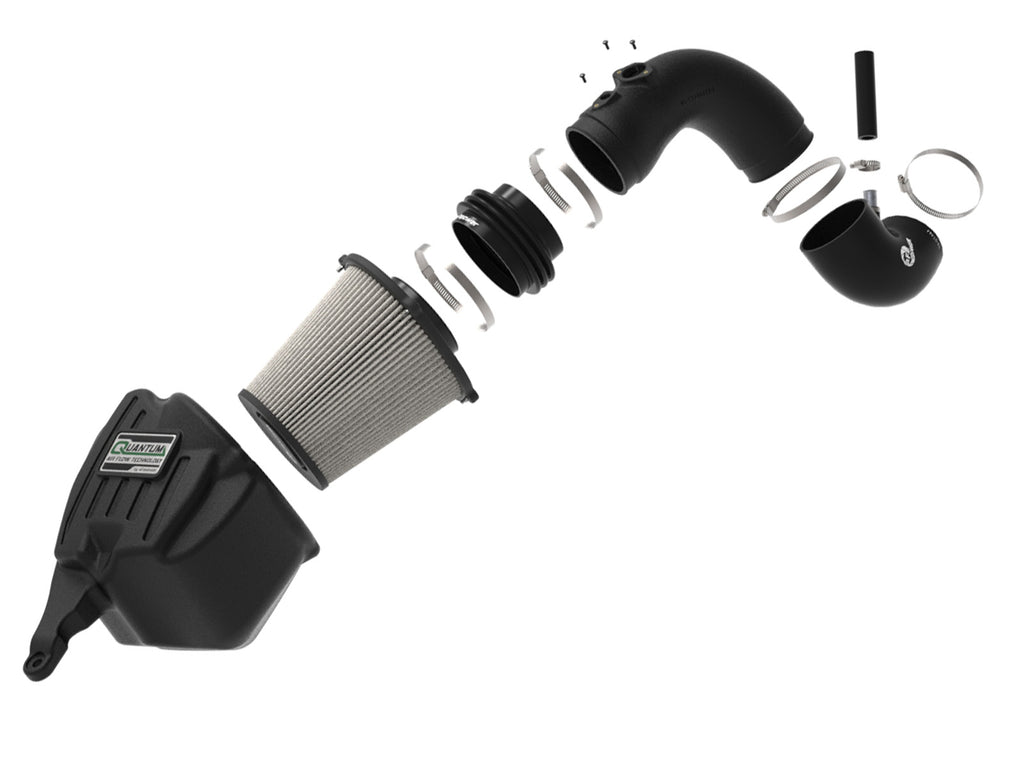 aFe Power Quantum Cold Air Intake System w/ Pro Dry S Media 10-12 Dodge Ram Diesel Trucks L6-6.7L (td) (53-10015D)