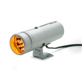 AutoMeter 12 Amber LED Super-Lite Shift Light Silver (5333)