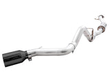 AWE Tuning 2021+ Ford Bronco 0FG Single Rear Exit Exhaust w/Diamond Black Tip & Bash Guard (3015-23789)