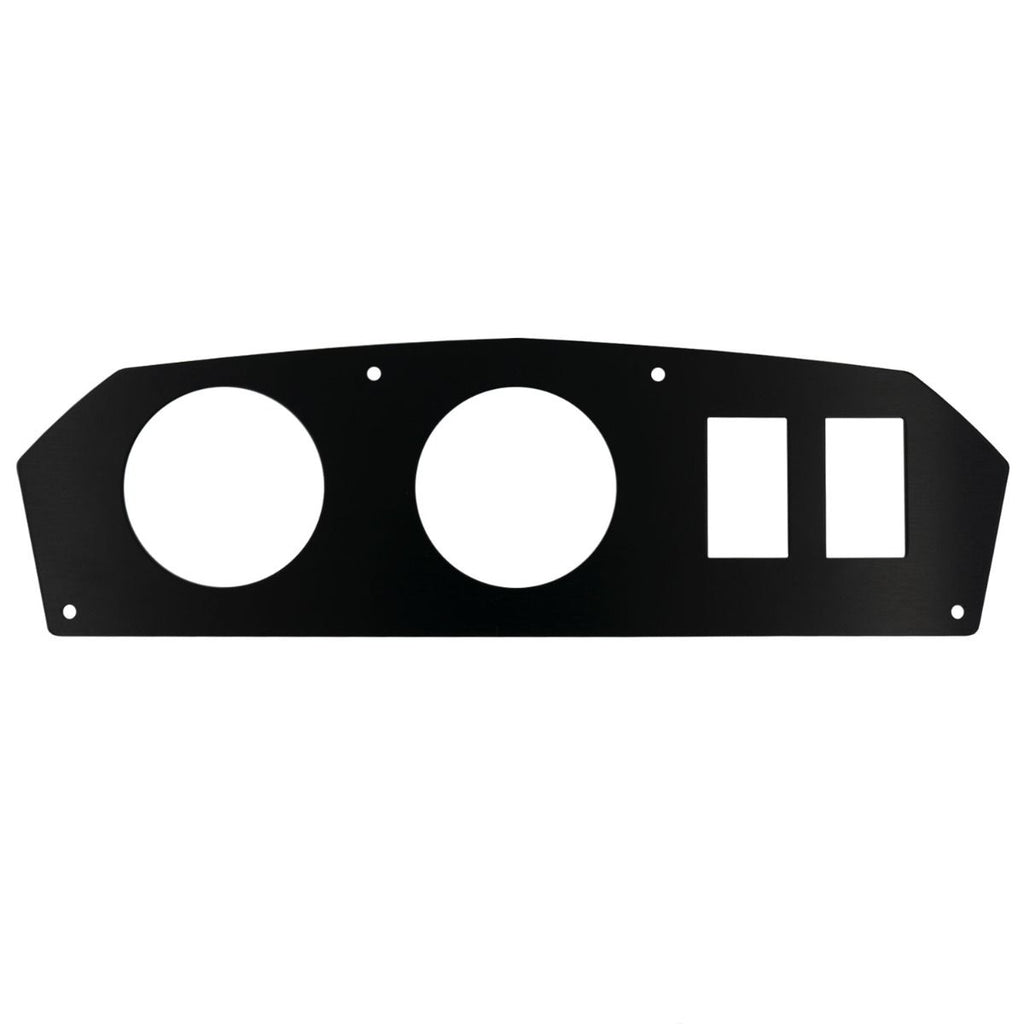 AutoMeter CAN-AM 12-18 Maverick / 10-20 2 Gauge and 2 Switch Dash Panel (Fits 2-1/16in Gauges) (5399)