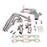 BBK 93-96 Chevrolet Impala SS Shorty Tuned Length Exhaust Headers - 1-5/8 Silver Ceramic (15950)