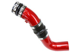 HPS Red Intercooler Charge Pipe with Silicone Boots Cold Side 17 120R for 2 (17-120R)