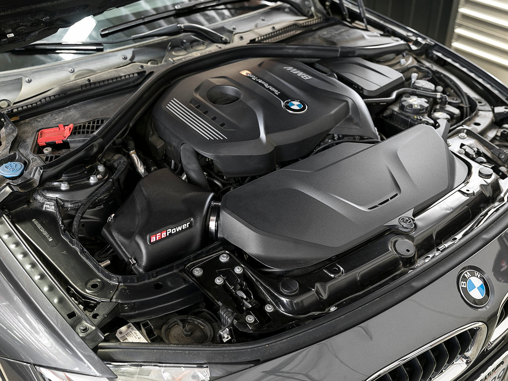aFe Power Magnum FORCE Stage-2 Pro 5R Cold Air Intake System 2017 BMW 330i (F3x) L4-2.0L (t) B48 (54-12922-B)