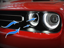 Load image into Gallery viewer, aFe Power Dynamic Air Scoop 2015 Dodge Challenger V6-3.6 / V8-5.7/6.4L HEMI - Blue (54-72203-SL)